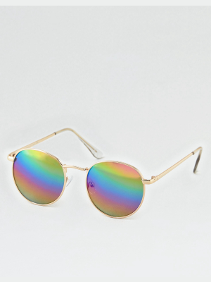 Aeo Metal Round Sunglasses