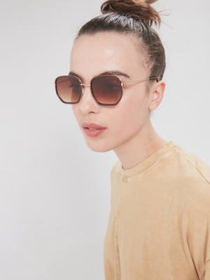 Tallulah Small Hexagon Sunglasses