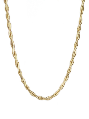 Twisted Cobra Chain Necklace