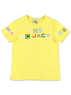 The Marc Jacobs Kids Embellished Logo Print T-shirt