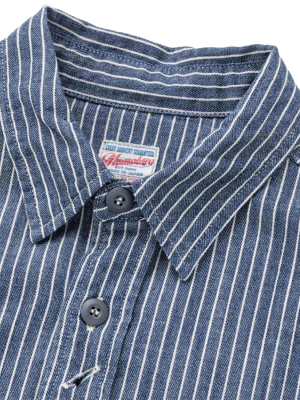 05-297 - Selvedge Stripe Shirt - Indigo
