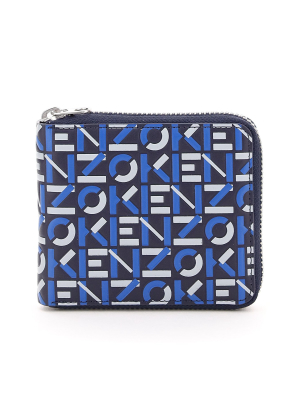 Kenzo Stamp Small Zipped Wallet