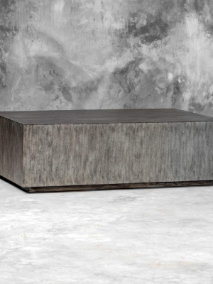 Kareem Modern Gray Coffee Table