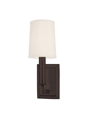 Clinton 1 Light Wall Sconce Old Bronze