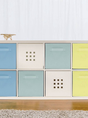 Sorbus 6pk Home Storage Bundle - Pastel Drawer And Closet Bins Blue Green Yellow