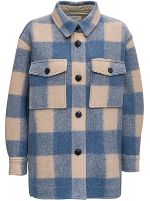 Isabel Marant Étoile Checked Overshirt Coat