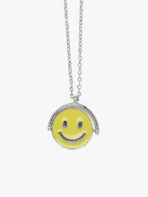 Happy Face Spinner Necklace