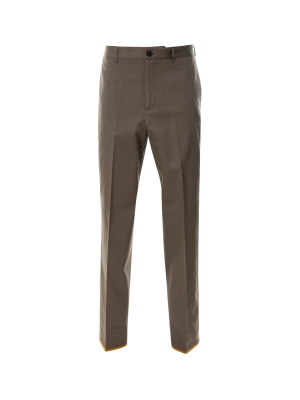 Salvatore Ferragamo Pleated High Waisted Pants