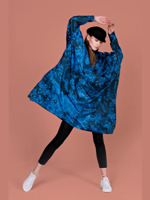 Blue Bubbles - Rain Poncho