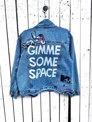 Wg X Mtv 'space Please' Denim Jacket