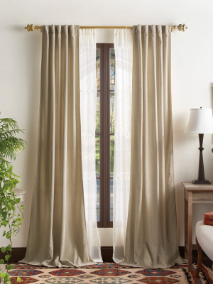 Set Of 2 Naples Chenille Light Filtering Curtain Panels - Martha Stewart