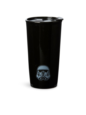 Seven20 Star Wars: Rogue One Ceramic Travel Mug With Lid - Death Trooper