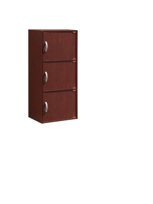 Storage Cabinet Mahogany - Hodedah Import