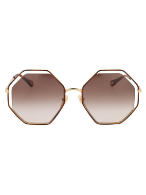 Chloé Eyewear Octagonal Frame Sunglasses