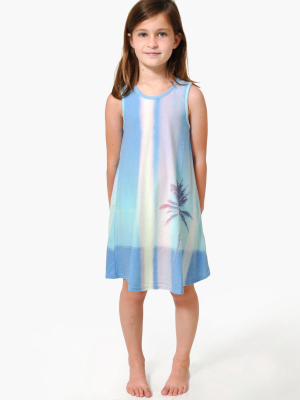 Sol Angeles Sunset Palm Tank Dress