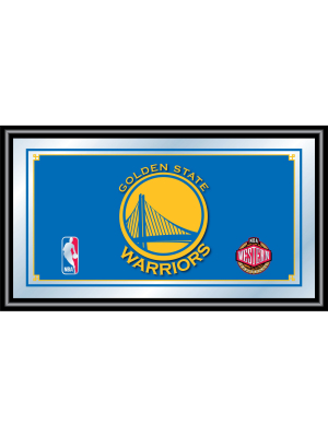 Golden State Warriors Team Logo Wall Mirror