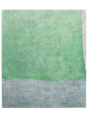 Cozzo Di Naro Hand Tufted Rug In Green Design By Second Studio