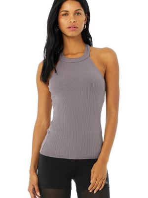 Ribbed Insight Tank - Purple Dusk