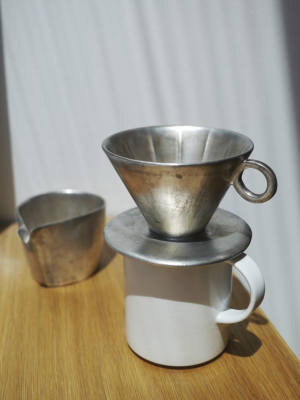 Silver Coffee Dripper (out Of Stock)