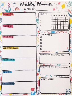 Weekly Planner Notepad