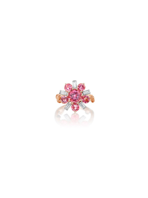 Wonderland Pink Tourmaline Ballerina Ring