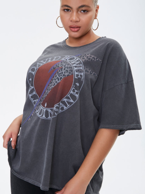 Plus Size David Bowie Graphic Tee