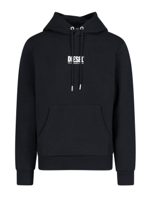 Diesel Small Logo Print Hoodie