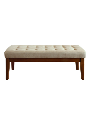 Claire Tufted Upholstered Bench - Adore Decor