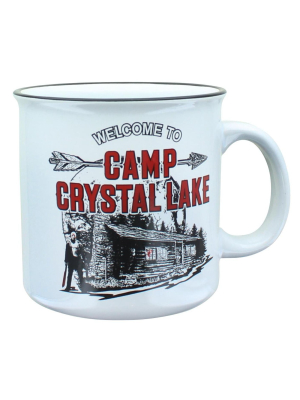 Silver Buffalo Friday The 13th Camp Crystal Lake 20oz Ceramic Camper Mug