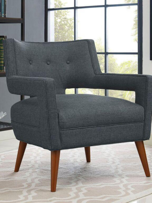 Simple Fabric Armchair