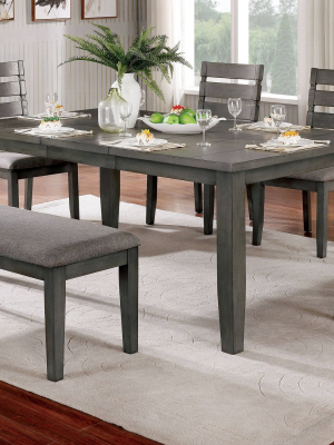72" Ainsworth Rectangular Dining Table Gray - Iohomes