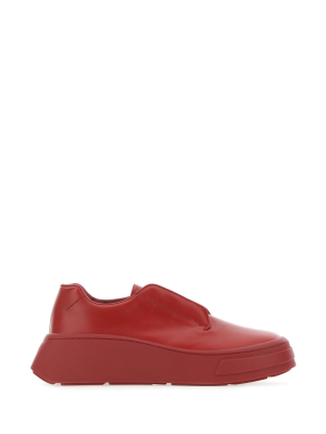 Prada Platform Lace Up Sneakers