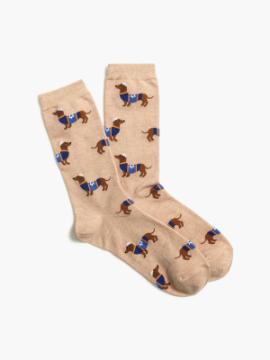 Hanukkah Dogs Trouser Socks