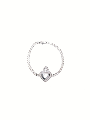 Take A Bow Heart Bracelet