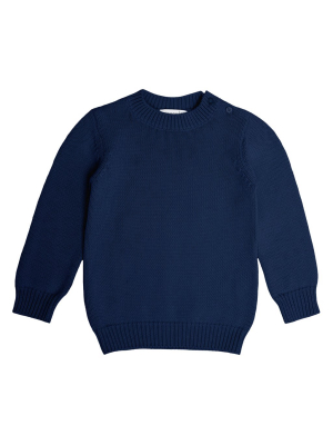 Navy Knit Sweater