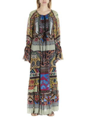 Etro Mixed Printed Maxi Dress