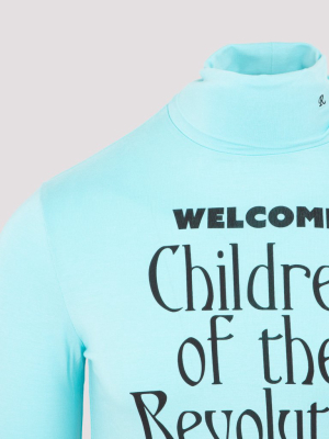 Raf Simons Children Of The Revolution Printed Turtleneck Top