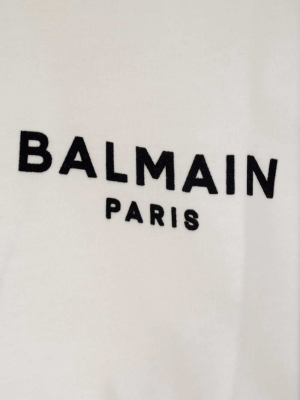 Balmain Logo Crewneck T-shirt