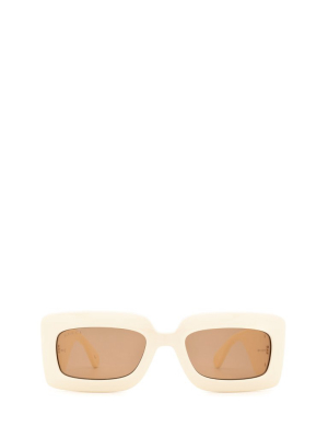 Gucci Eyewear Rectangular Frame Sunglasses