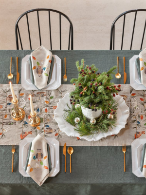 Christmas Tree Trimmers Table Runner
