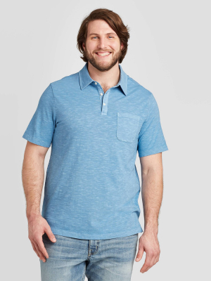 Men's Big & Tall Standard Fit Short Sleeve Polo Jersey Shirt - Goodfellow & Co™