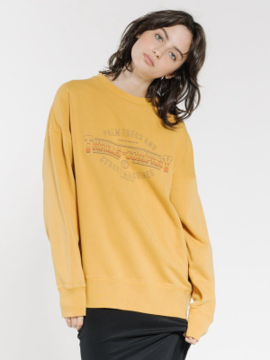 Diversion Slouch Crew - Mineral Yellow