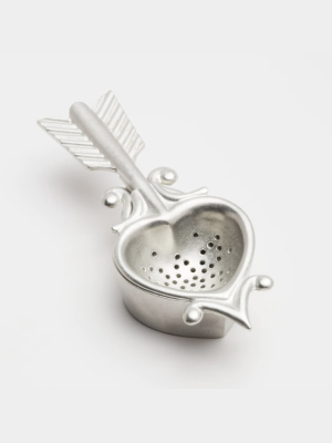 Heart Tea Strainer With Rest