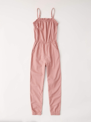 Smocked Jumpsuit