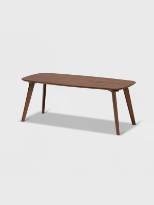 Dahlia Coffee Table Walnut - Baxton Studio