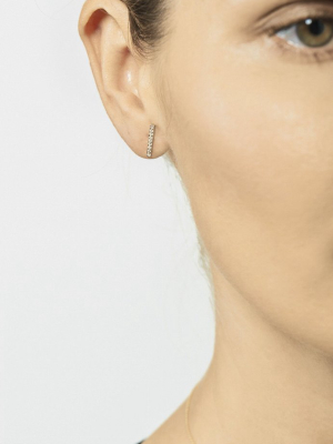 Charlotte Pavé Stud Earring