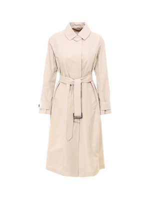 Max Mara The Cube Single Breasted Belted Trench Coat