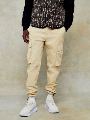Stone Belted Cargo Pants