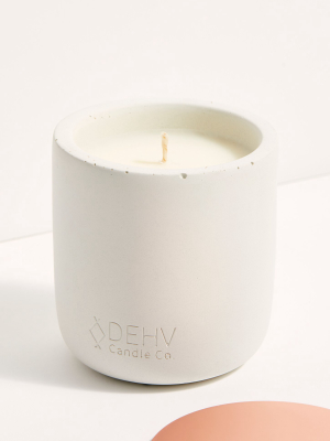 Dehv Blush Concrete Candle