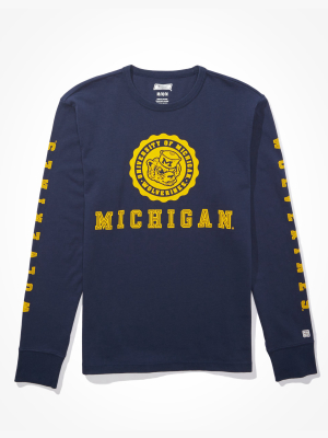 Tailgate Men's Michigan Wolverines Long-sleeve T-shirt